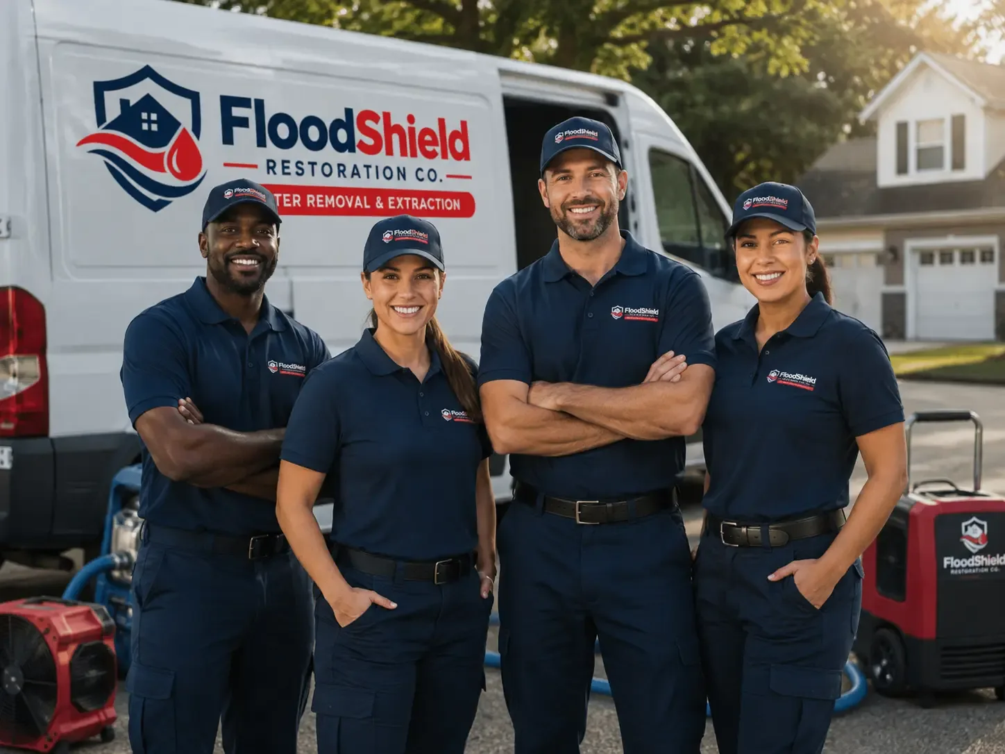 Flood Damage Restoration company in Russellville, OH